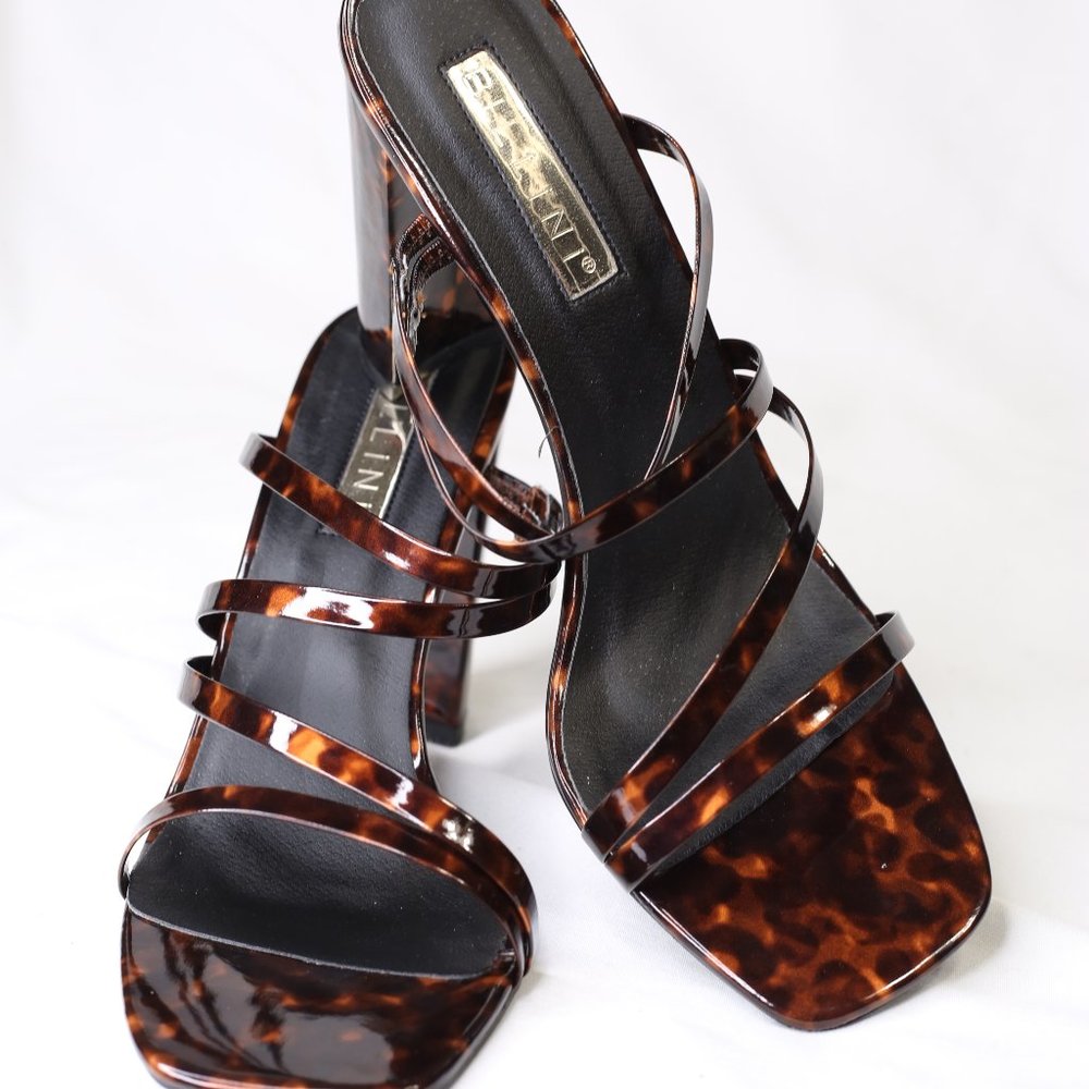 COPY - Tortoise Shell Strappy Heels (NEVER WORN)